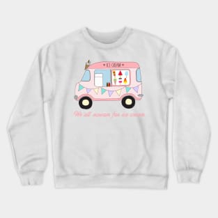 We all scream for ice cream! Crewneck Sweatshirt